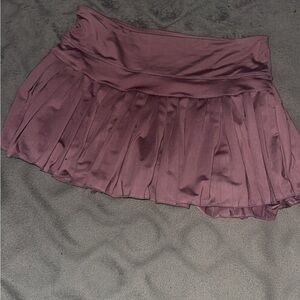 Chic Mauve Mini Skirt